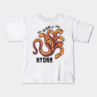 Hi-Diddly-Ho Hydra Kids T-Shirt